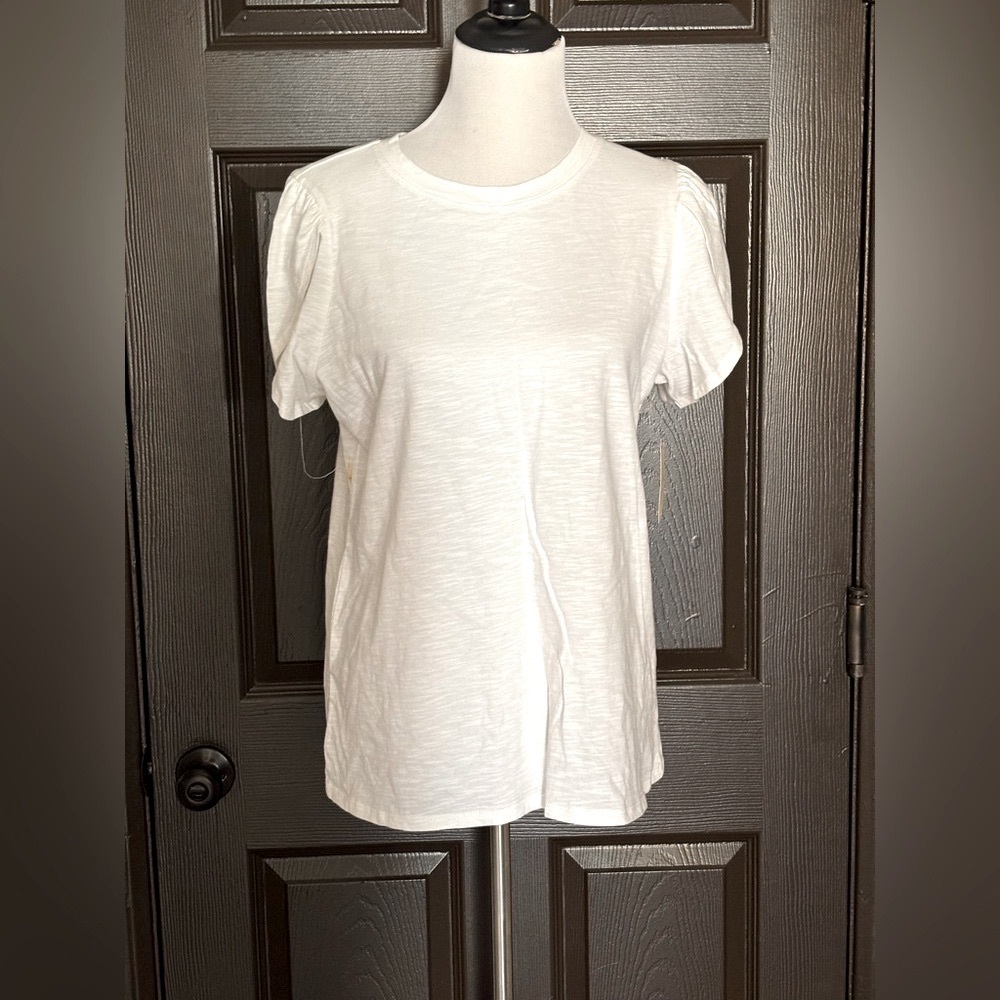 St. John's Bay Soft White Short Sleeve Tee